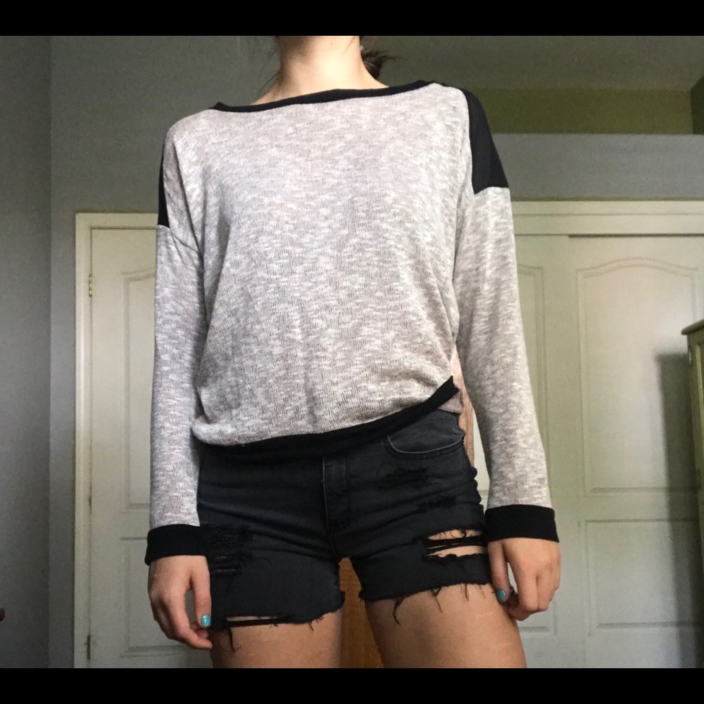 papaya long sleeve sweater NWOT